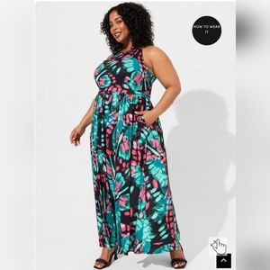 Maxi Knit Halter Dress Plus Size